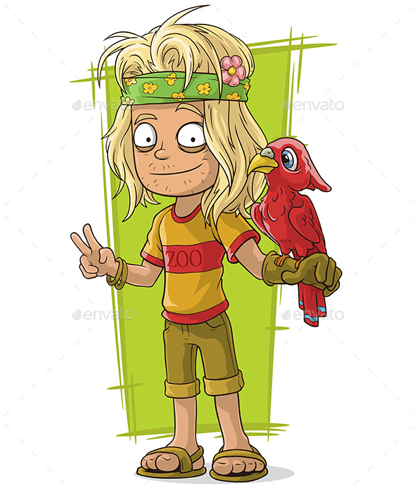 30+ Hippie Cartoon Characters Images - CC DRAW